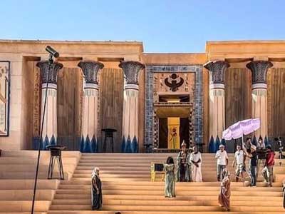 Atlas Film Studios and kasbah architecture in Ouarzazate Morocco gateway to the desert